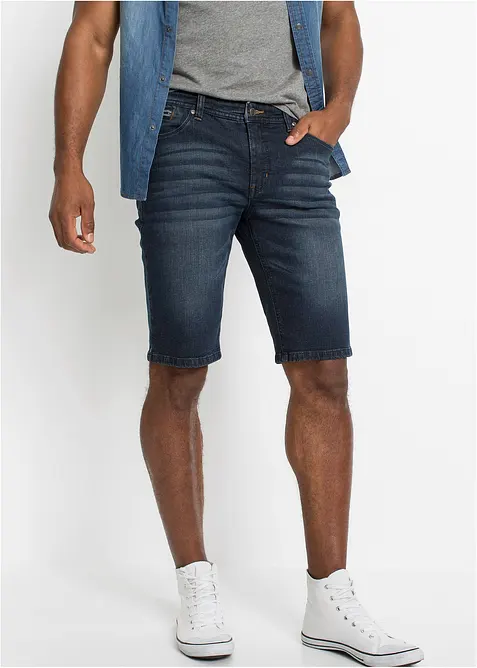 Bermudashorts i denim med stretch, Slim Fit, bonprix
