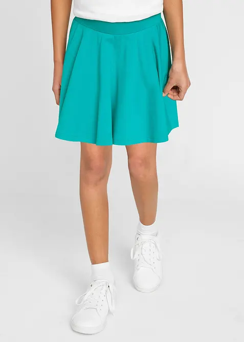 Jerseyskj&oslash;rt med &oslash;kologisk bomull (2-pack), bonprix