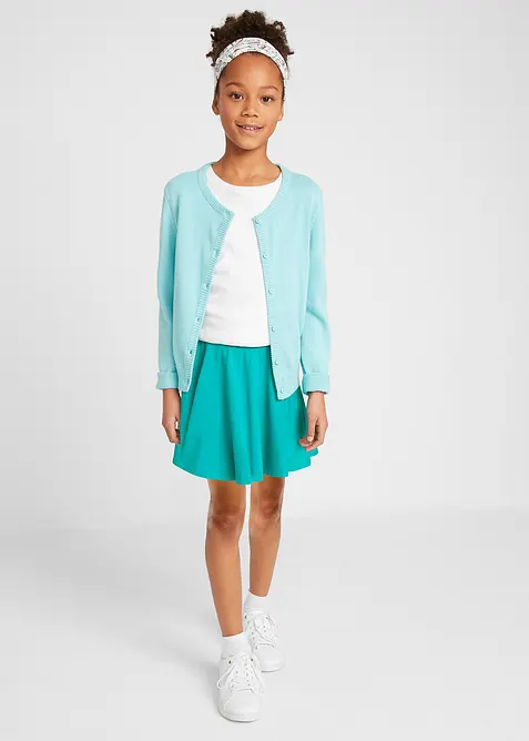 Jerseyskj&oslash;rt med &oslash;kologisk bomull (2-pack), bonprix