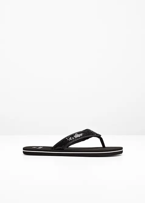 Flip-flops med paljetter, bonprix