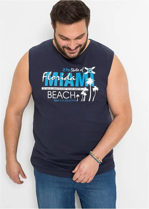 Singlet i 100% økologisk bomull, bonprix