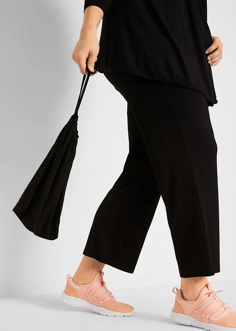 Loungewear kosedress (3-delt sett) med viskose, bonprix