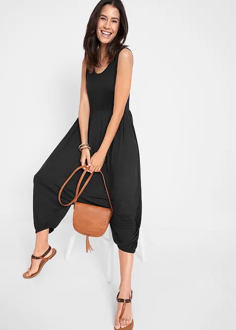 Jersey-jumpsuit i viskosemiks, bonprix