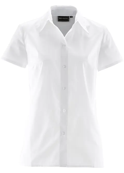 Kortermet bluse i poplin, bonprix