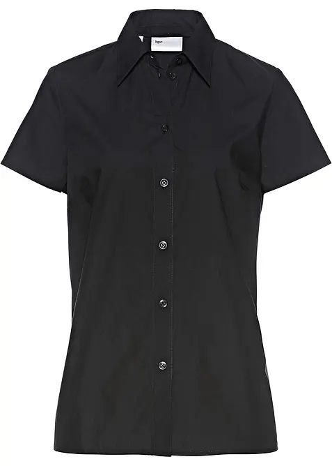 Kortermet bluse i poplin, bonprix