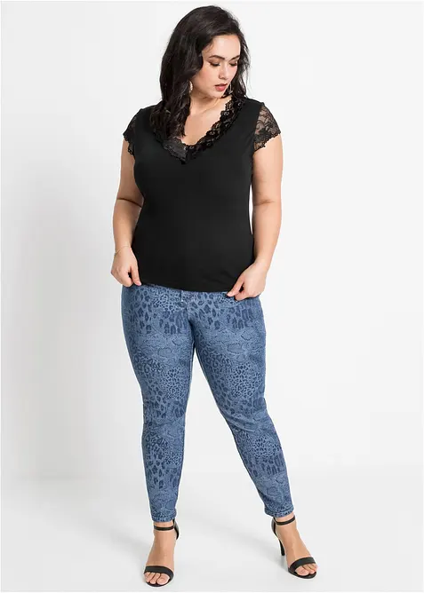 Topp i myk viskosemiks, bonprix