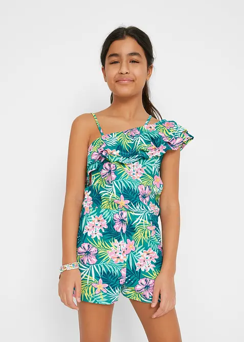 One shoulder-jumpsuit i økologisk bomull, bonprix