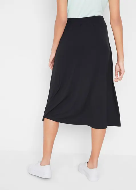 Jerseyskj&oslash;rt i bomullsmiks, bonprix