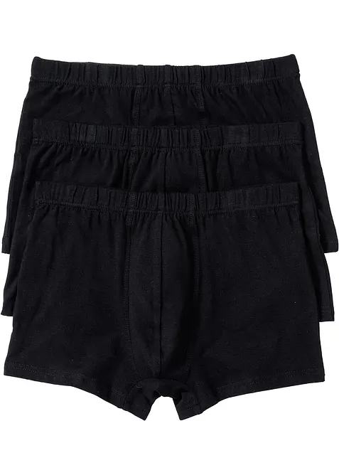 Boxershorts med bomull i ettersittende modell (3-pack), bonprix