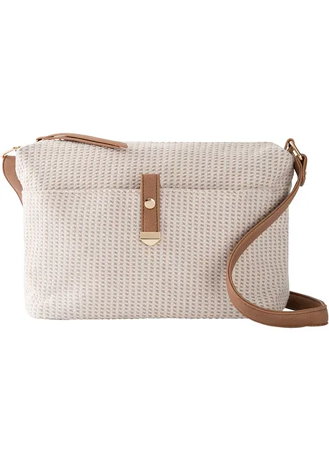 Skulderveske i tekstil, bonprix