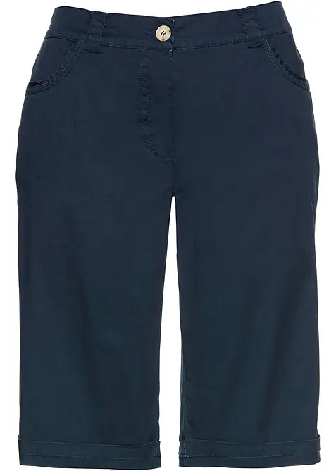 Papertouch-bermudashorts i bomull med komfortlinning, bonprix