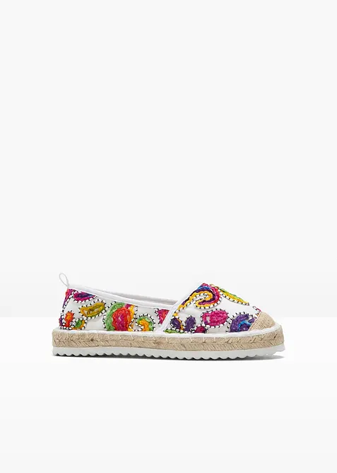 Espadrillos med broderi, bonprix