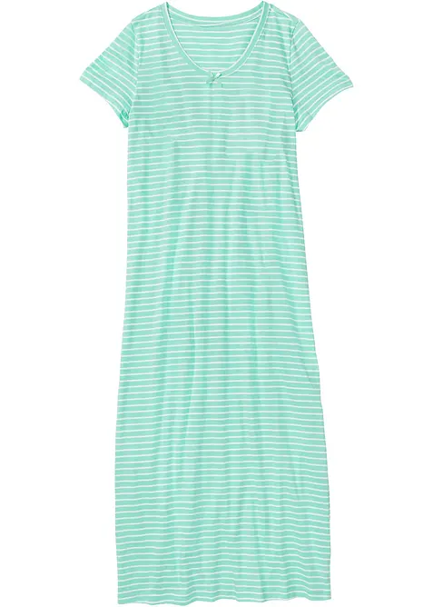 Lang nattkjole i 100% bomull, bonprix
