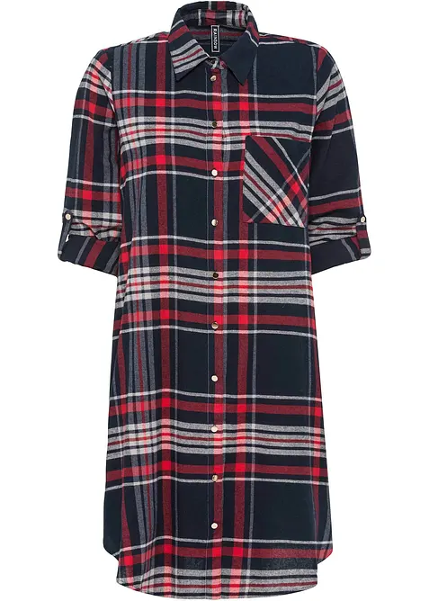 Skjortekjole i 100% bomull, bonprix