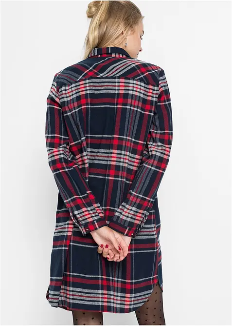 Skjortekjole i 100% bomull, bonprix