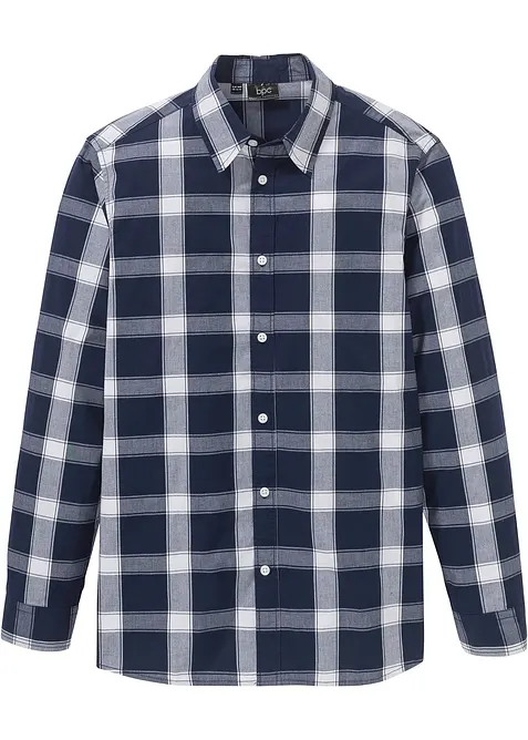 Langermet skjorte i 100% bomull, bonprix