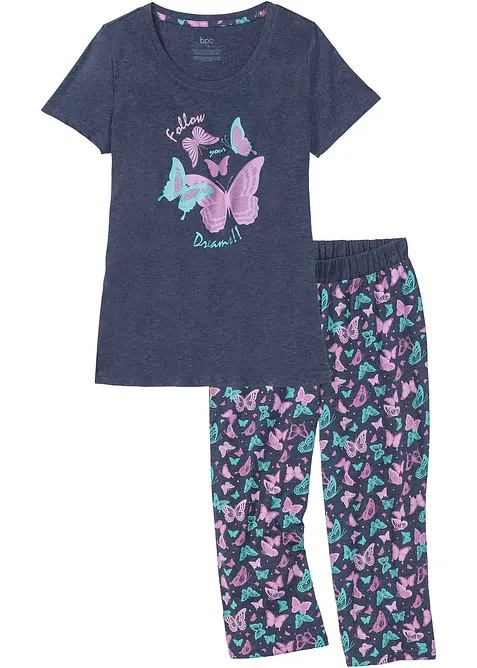 Pyjamas med capribukse, bonprix