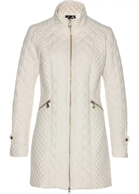 Kort, vattert kåpe, bonprix