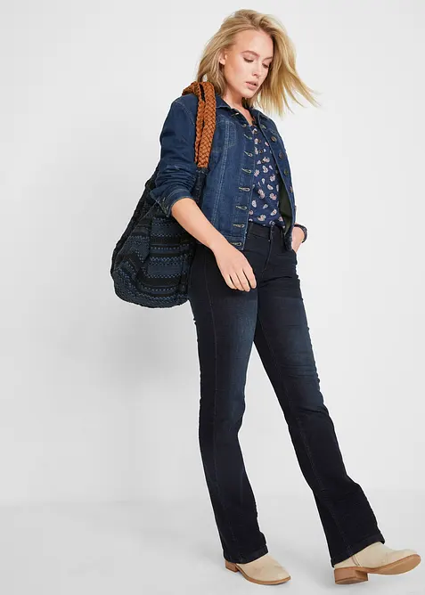 Bootcut-jeans Mid Waist, Stretch, bonprix