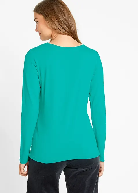 Langermet topp (2-pack), bonprix