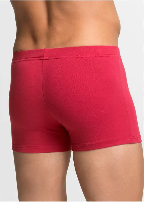 Boksershorts med bomull i ettersittende modell (3-pack), bonprix