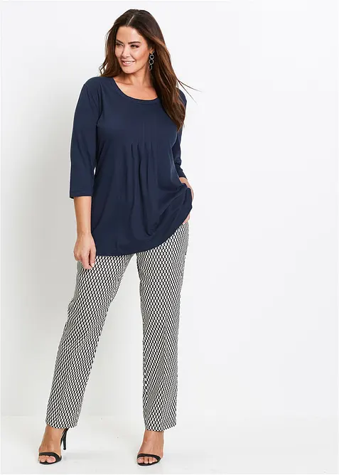 Lang topp i 100% bomull, bonprix