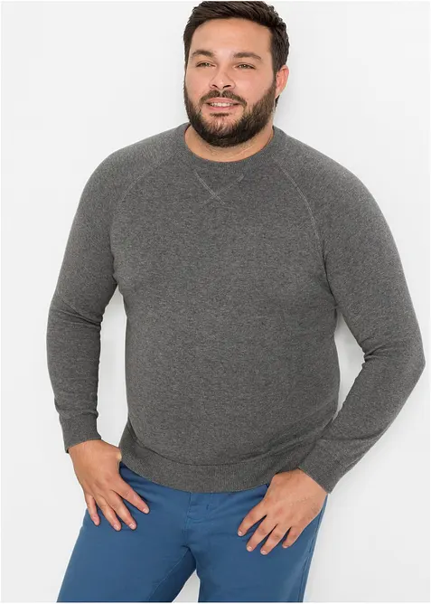 Finstrikket genser (2-pack) av 100%  bomull, bonprix