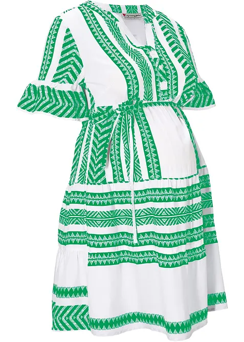 2-i-1-mammakjole i skjortekjole-modell og lett viskose, bonprix