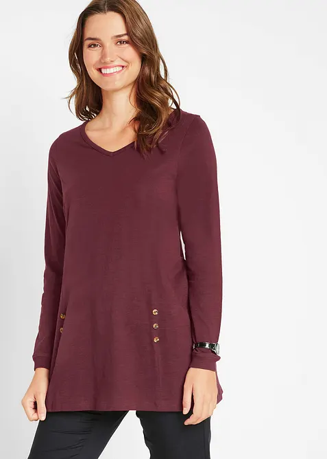 Lang topp i 100% bomull, bonprix