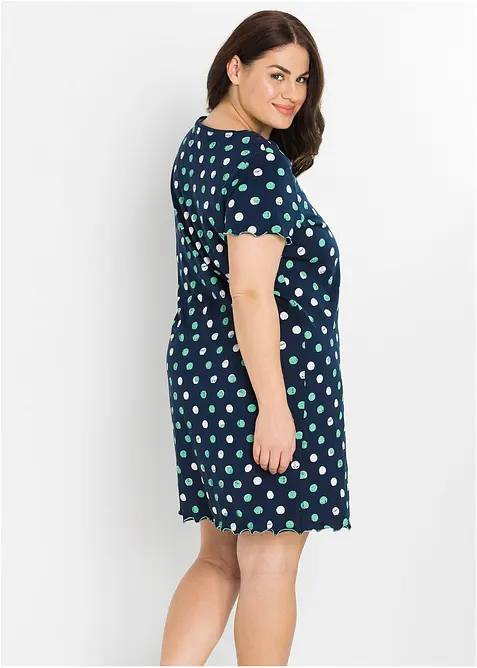 Kort nattkjole i økologisk bomull, bonprix