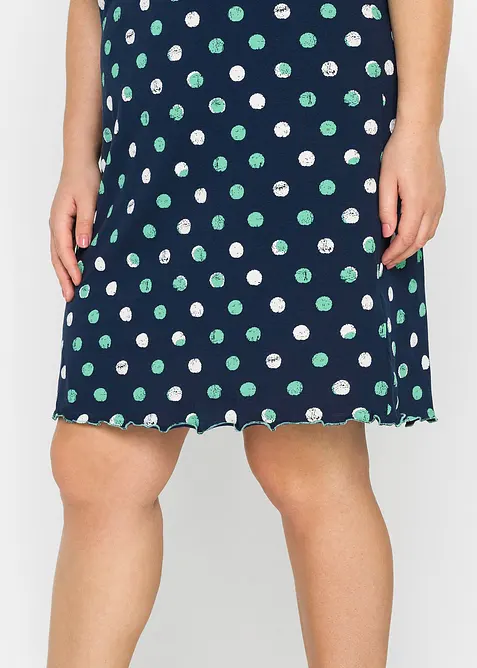 Kort nattkjole i økologisk bomull, bonprix