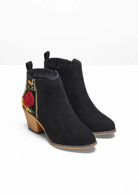 Boots i westernstil med broderi, bonprix