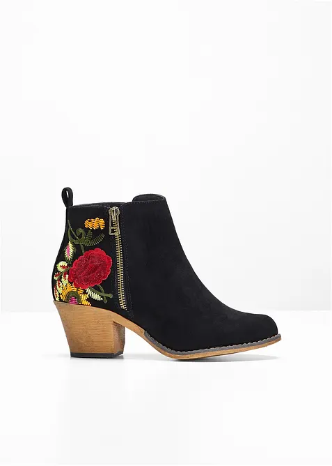 Boots i westernstil med broderi, bonprix