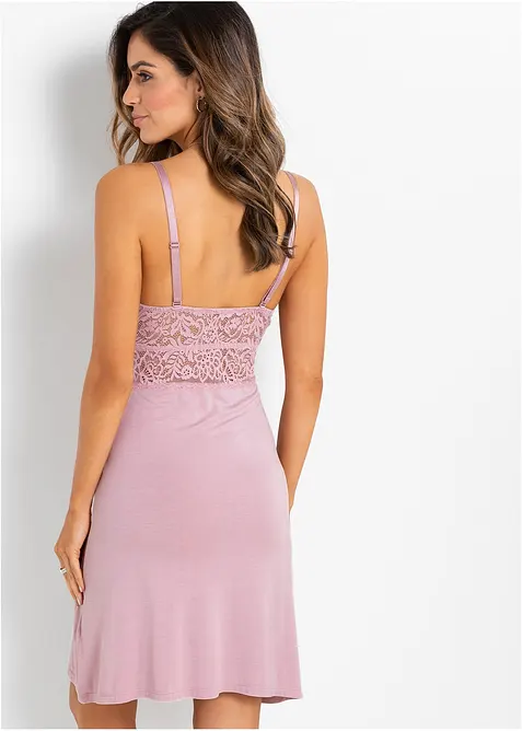 Neglisj&eacute; i myk viskose, bonprix