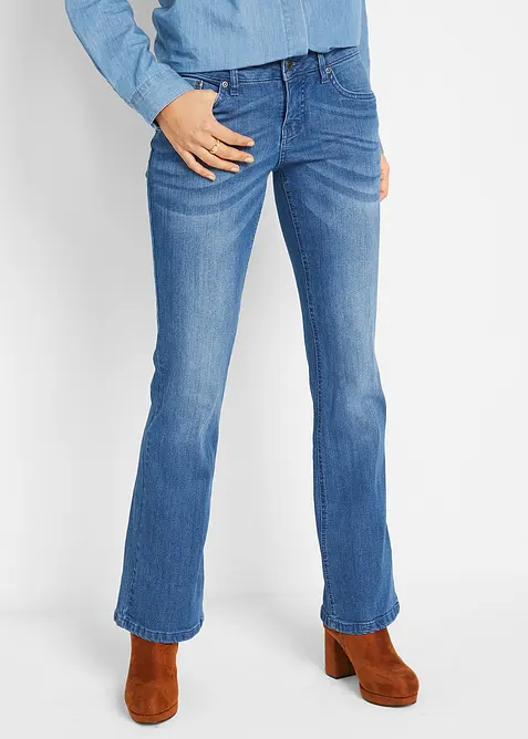 Bootcut-jeans Mid Waist, Stretch, bonprix