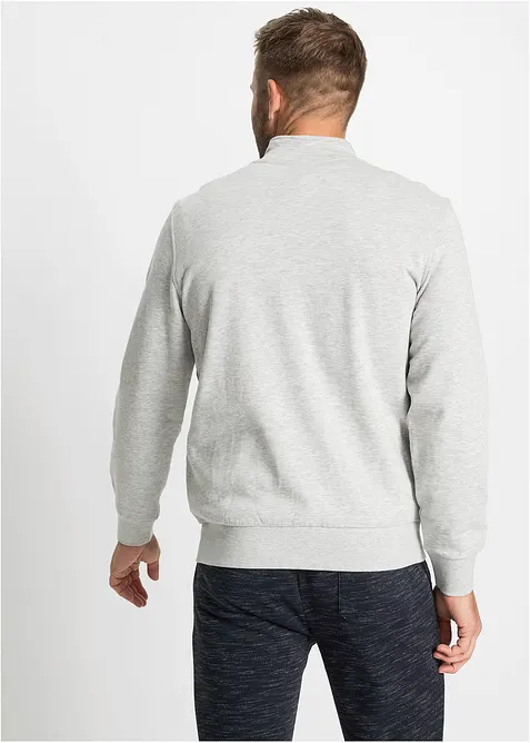 Sweatshirt med troyer-krage, bonprix
