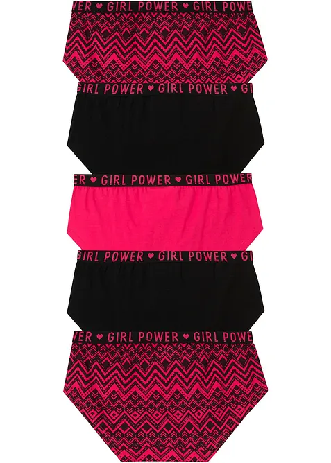 Hipstertruse med myk bomull (5-pack), bonprix