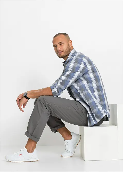 Regular Fit slip on-bukse med komfortlinning, Straight (2-pack), bonprix