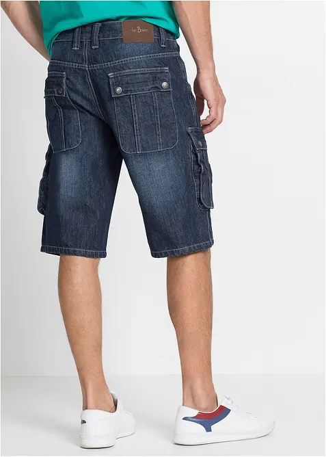 Cargo-bermudashorts i denim, Regular Fit, bonprix