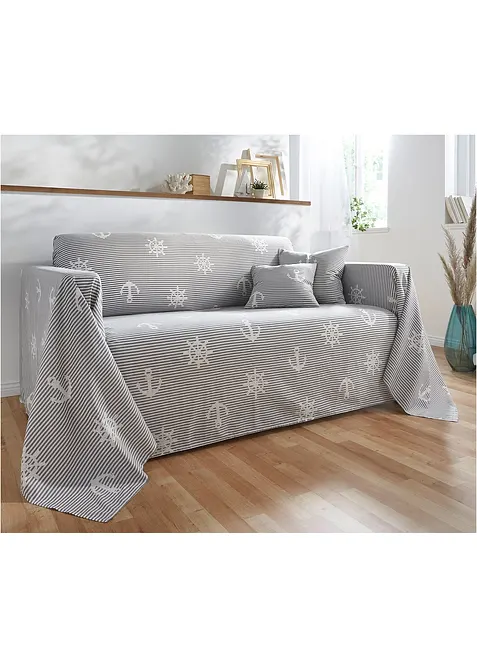 Putetrekk i maritim stil (2-pack), bonprix