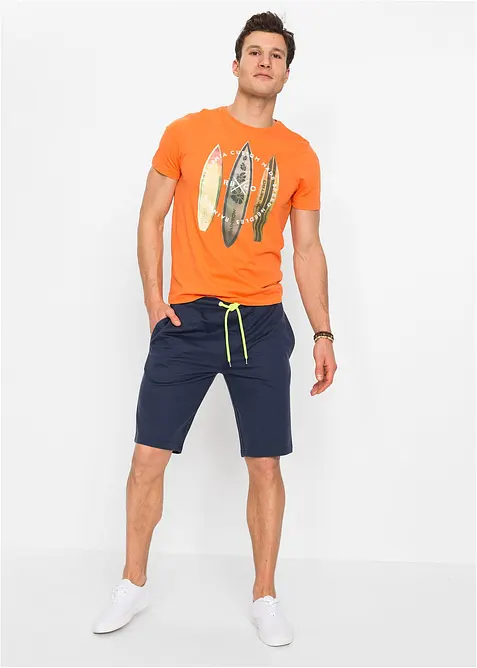 Sweat bermudashorts i 100% bomull, bonprix