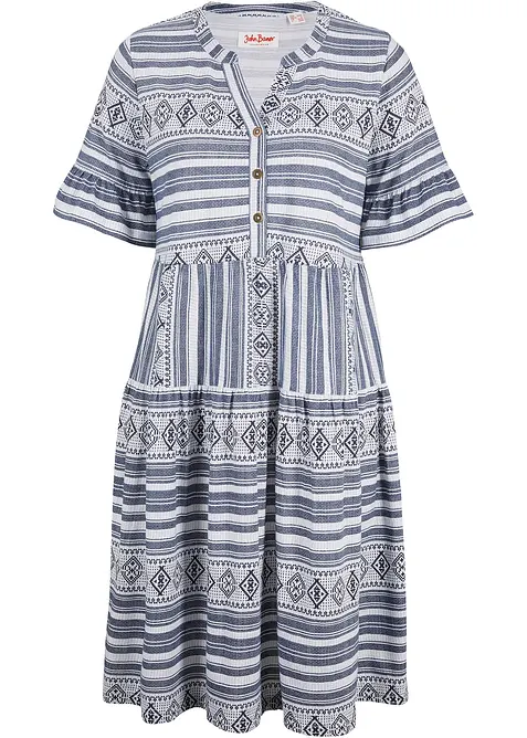 Trikotkjole av lett viskosemiks, bonprix