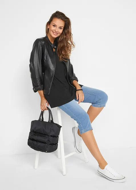 Lang topp i viskosemiks, bonprix