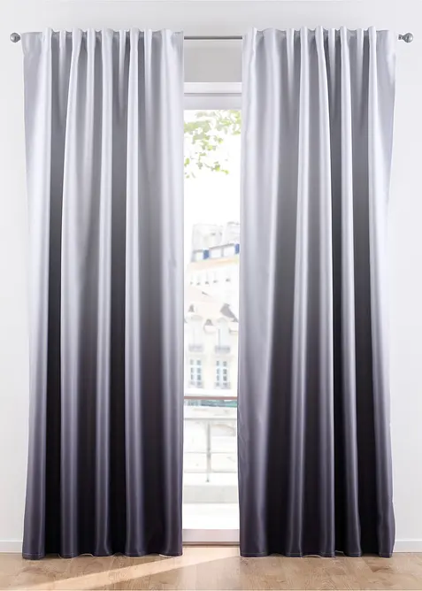 Mørkleggingsgardin med fargegradering (1-pack), bonprix