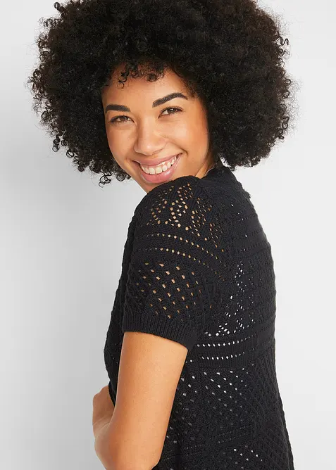 Kort, heklet bolero, bonprix