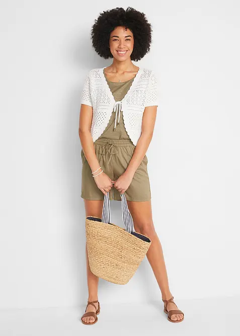 Kort, heklet bolero, bonprix