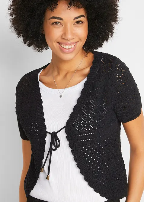 Kort, heklet bolero, bonprix