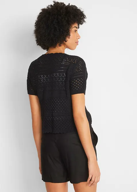 Kort, heklet bolero, bonprix