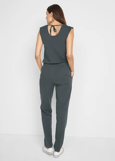 Trikot-jumpsuit av bomullsmiks, bonprix