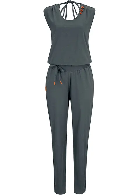 Trikot-jumpsuit av bomullsmiks, bonprix